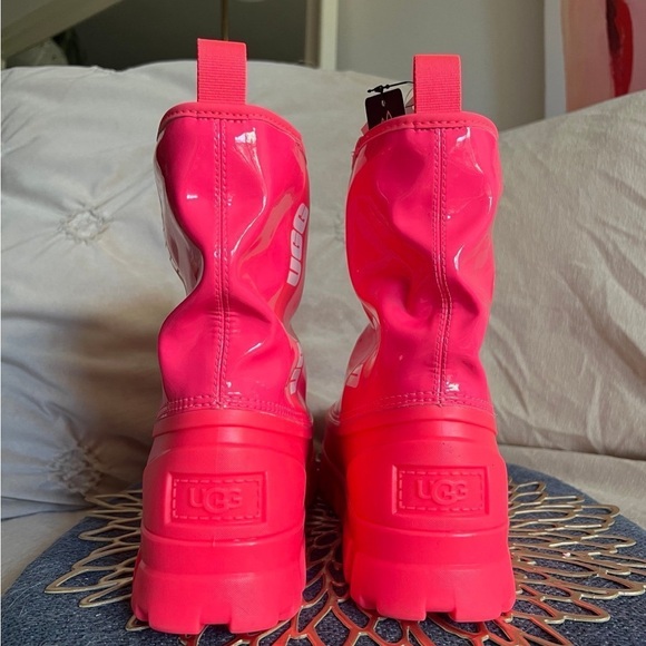 UGG Neon Pink Waterproof Boots - Picture 5 of 11